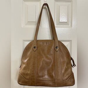Frye Tan Leather Shoulder Bag